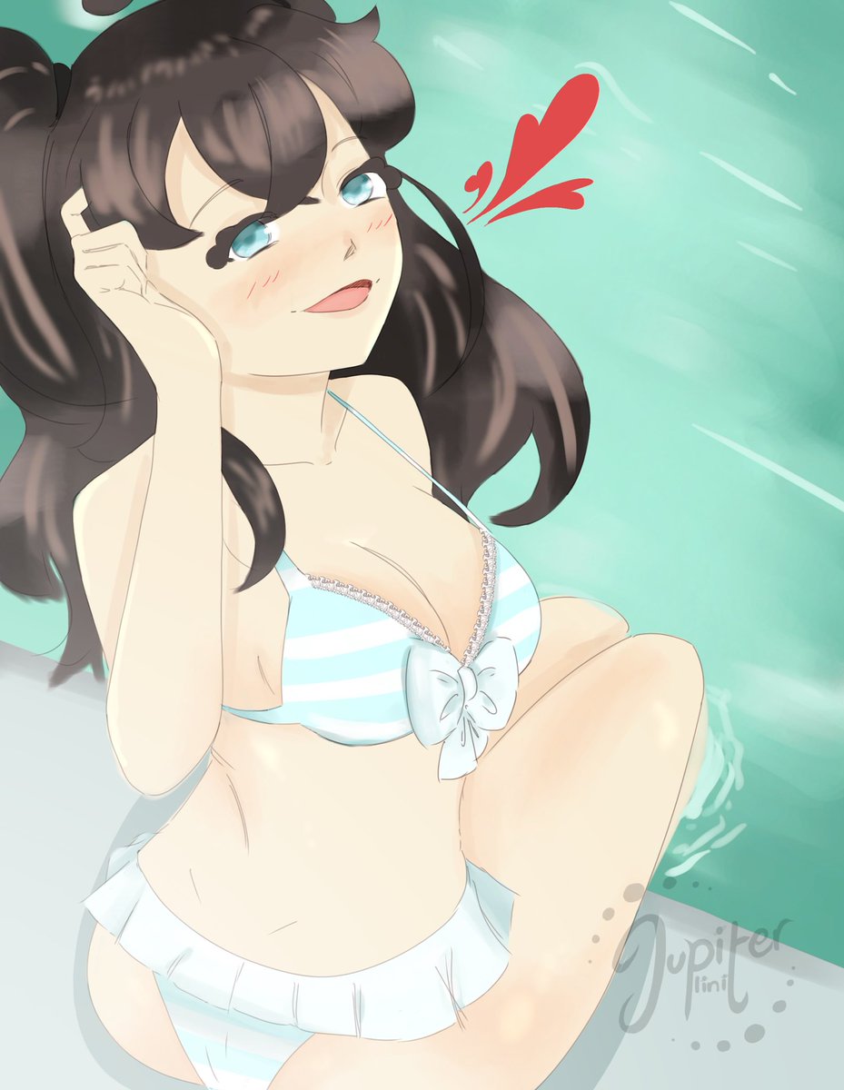 JupiterPlinit's tweet image. 👙🩵 #oc #artmoots