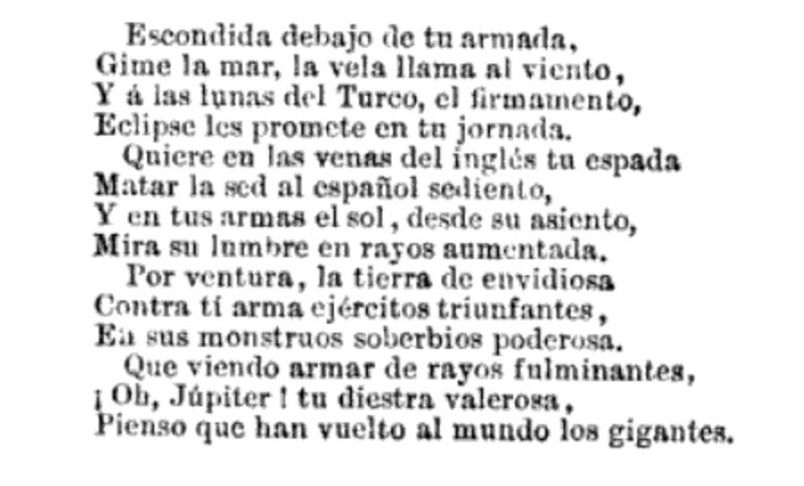 IlustresMarinos's tweet photo. #FdQ:
“Escondida debajo de tu armada, 
Gime la mar, la vela llama al viento, 
Y a las Lunas del Turco el firmamento 
Eclipse les promete en tu jornada. 
Quiere en las venas del Inglés tu espada 
Matar la sed al Español sediento,
Y en tus armas el Sol desde su asiento/
👇sigue https://t.co/Lw0fdRUpHo