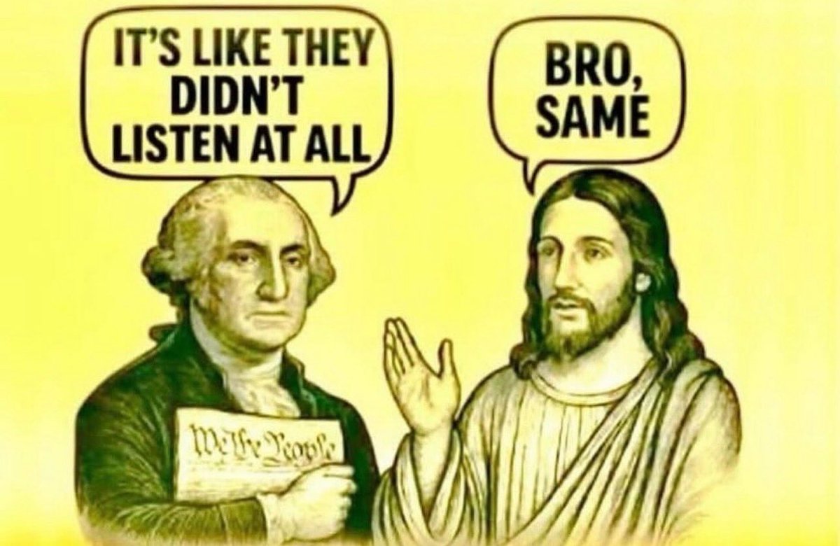 The reason our nation is the greatest nation ever is that we generally follow God’s plan. 

✝️🇺🇸

It’s not that God picked us, It’s that our founders picked God and aligned our values with His. 

It’s evident that our country is weaker the further we move away from God‘s plan.