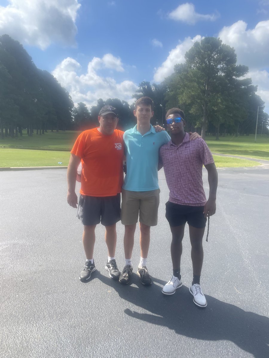 Round of golf with two of my sons before one of them heads off to the gridiron <a href="/HezekiahAdams6/">Hezekiah Adams</a> <a href="/JacksonPait2026/">Jackson Pait</a>