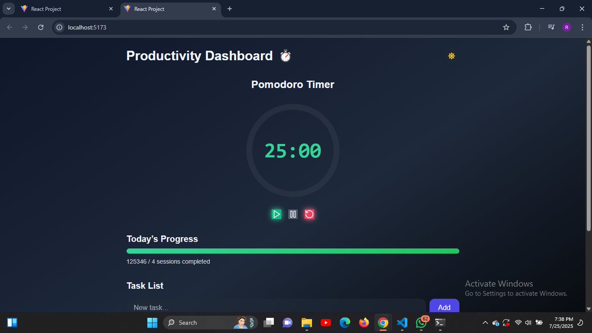 qasimrokeeb's tweet image. Day 23 of #30DaysOfReact
Decided to work on improving the UI of my day 11 project.
Just Tailwind.