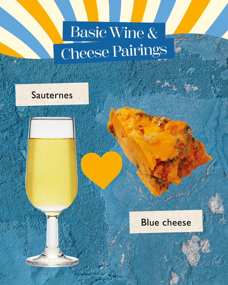 BoothsCountry's tweet image. Happy National Wine and Cheese Day!
Nothing says Booths more than enjoying delicious food and drink, and wine and cheese is a classic. Follow our basic pairings to make your next night in simpler! 🍷
Booths operate a Think 25 policy. Please drink responsibly