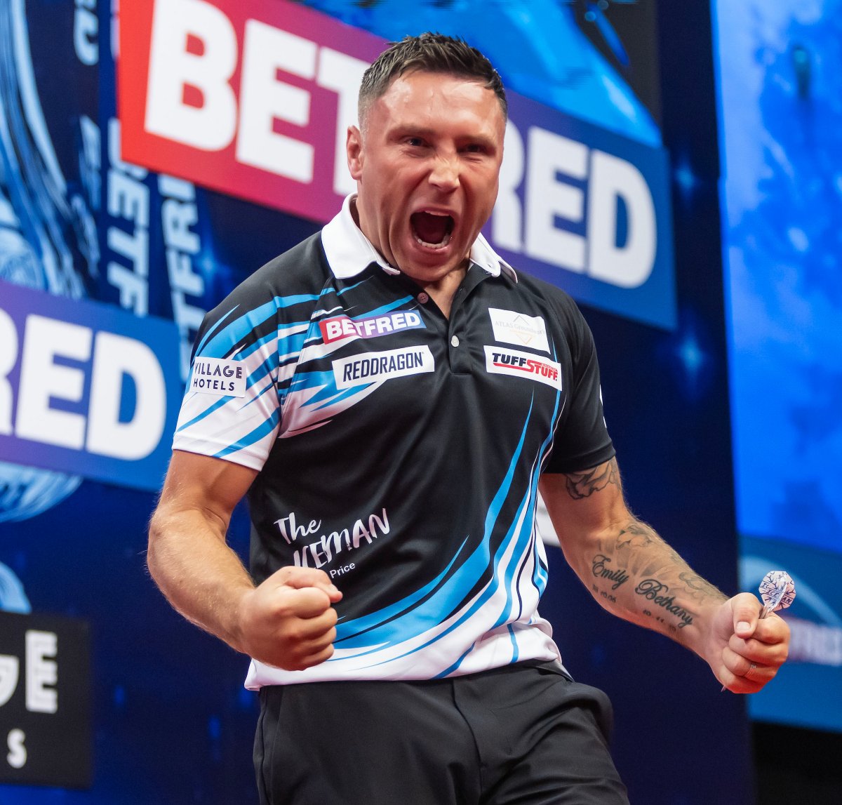 DartsNow_'s tweet image. WORLD MATCHPLAY QUARTER-FINAL
Tonight, the semi-final line-up will be complete with the last quarter-finals taking place
☢️Luke Littler vs Andrew Gilding👍
🪨Josh Rock vs Gerwyn Price❄️
All matches are first to 16
Who will reach the final four?
📸Taylor Lanning