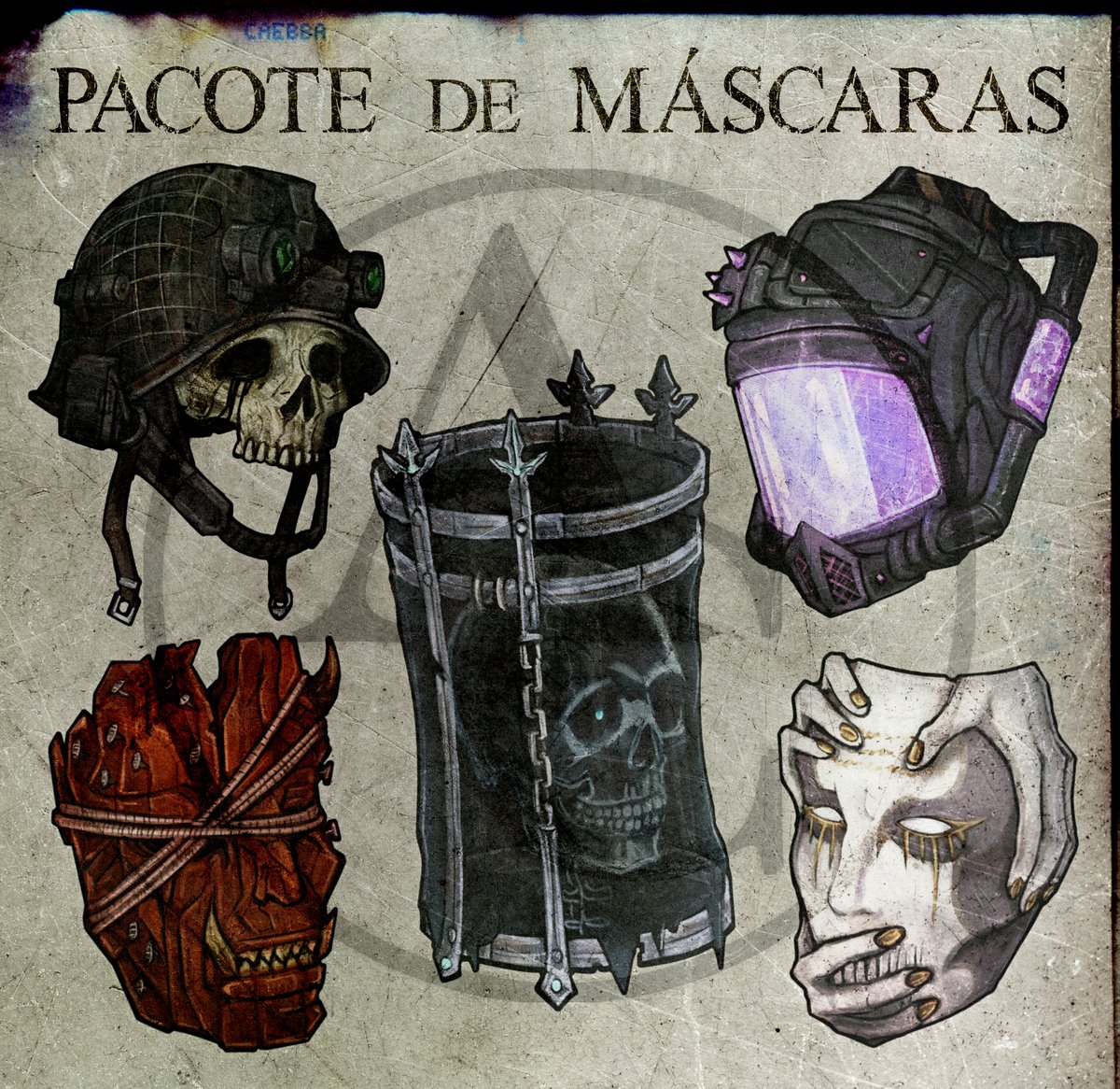 Arquivos Confidenciais #Catarse (@aconfidenciais) on Twitter photo COLOCA ESSA MÁSCARA, VAI 😈
Já está disponível par a apoiadores de nível Agente de Elite o pacote de Máscaras Amaldiçoadas, que transformam seus portadores em assassinos impiedosos, com ilustrações feitas pelo <a href="/VittoriHanzo/">Vittori Hanzo</a>!
#OrdemParanormal #Desconjuração #NatalMacabro
🧵+ COLOCA ESSA MÁSCARA, VAI 😈
Já está disponível par a apoiadores de nível Agente de Elite o pacote de Máscaras Amaldiçoadas, que transformam seus portadores em assassinos impiedosos, com ilustrações feitas pelo <a href="/VittoriHanzo/">Vittori Hanzo</a>!
#OrdemParanormal #Desconjuração #NatalMacabro
🧵+