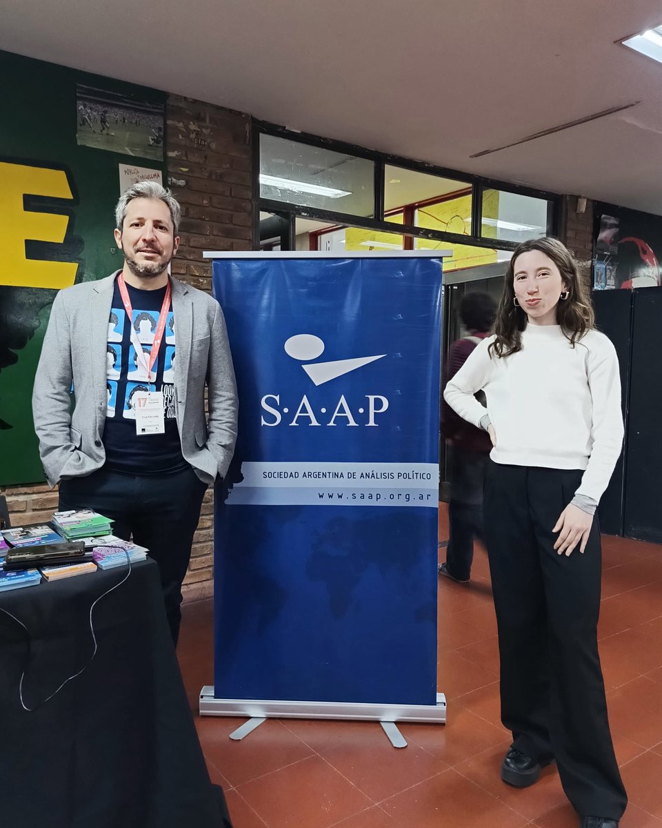 PulsarUBA's tweet photo. Estuvimos en el XVII Congreso Nacional de Ciencia Política de la @RedSAAP en la UNR 📣

Te contamos cuáles fueron las tres ponencias que presentaron nuestros/as investigadores/as ⬇️

#saap2025 https://t.co/qxgt95PBic