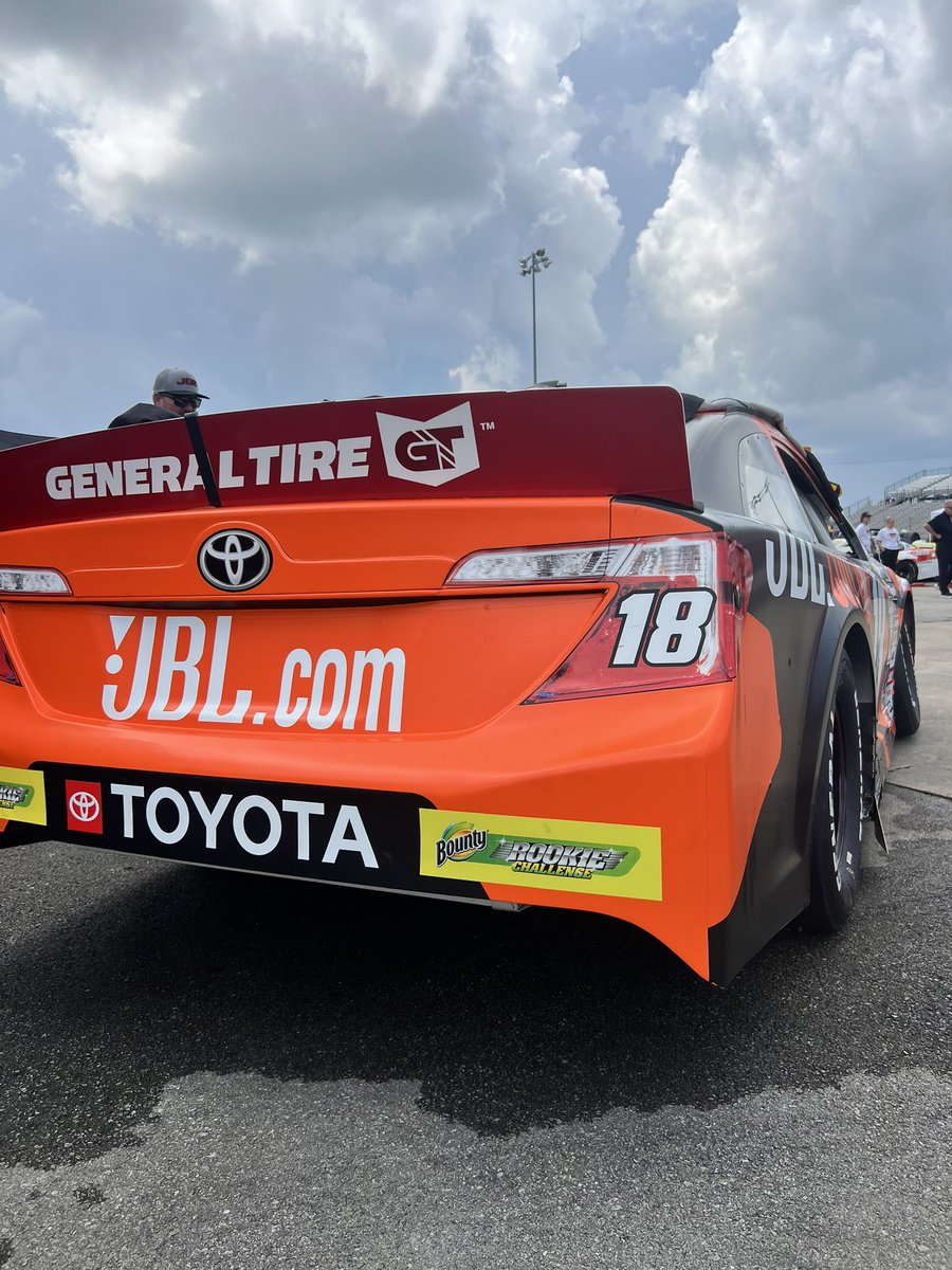 JoeGibbsRacing's tweet image. .@BrentCrews11 finished third in a shortened practice at @RaceIRP
With qualifying canceled, Crews will start second tonight.
@JBLaudio | #TeamToyota