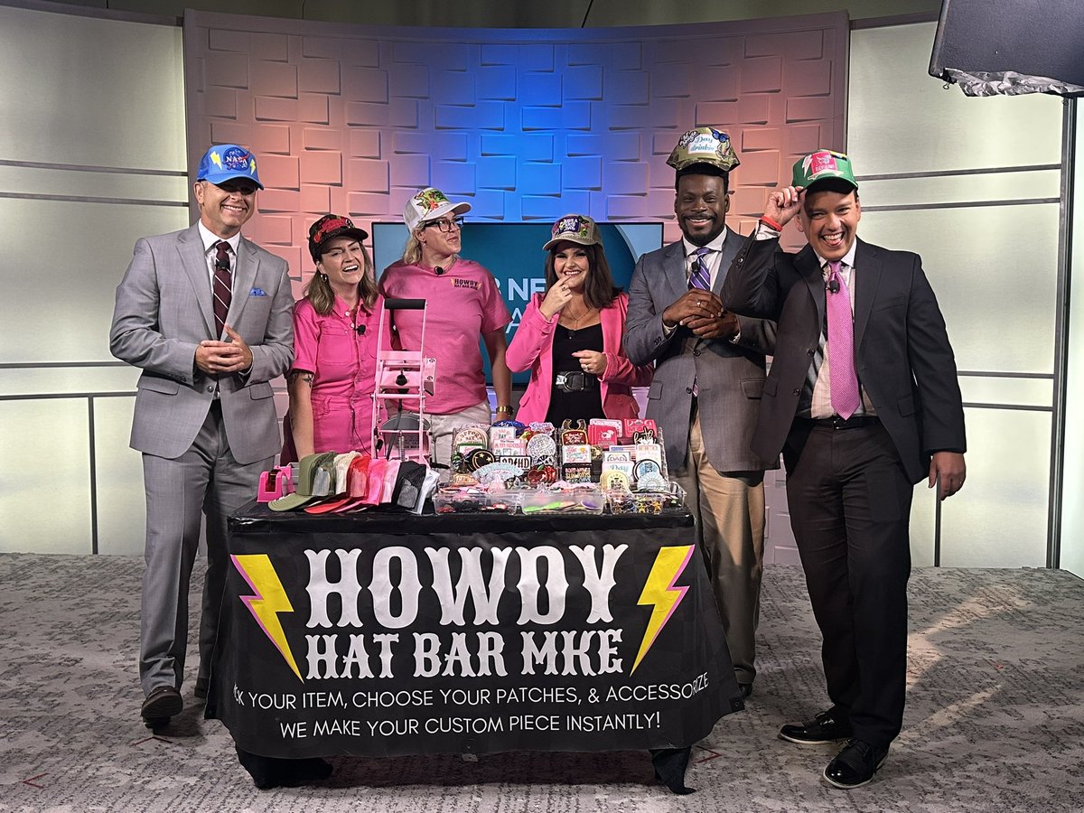 🧢💖SO FUN! Had a blast with Howdy Hat Bar MKE on the <a href="/CBS58/">CBS 58 News</a> Morning News! 

Happy #Friday!