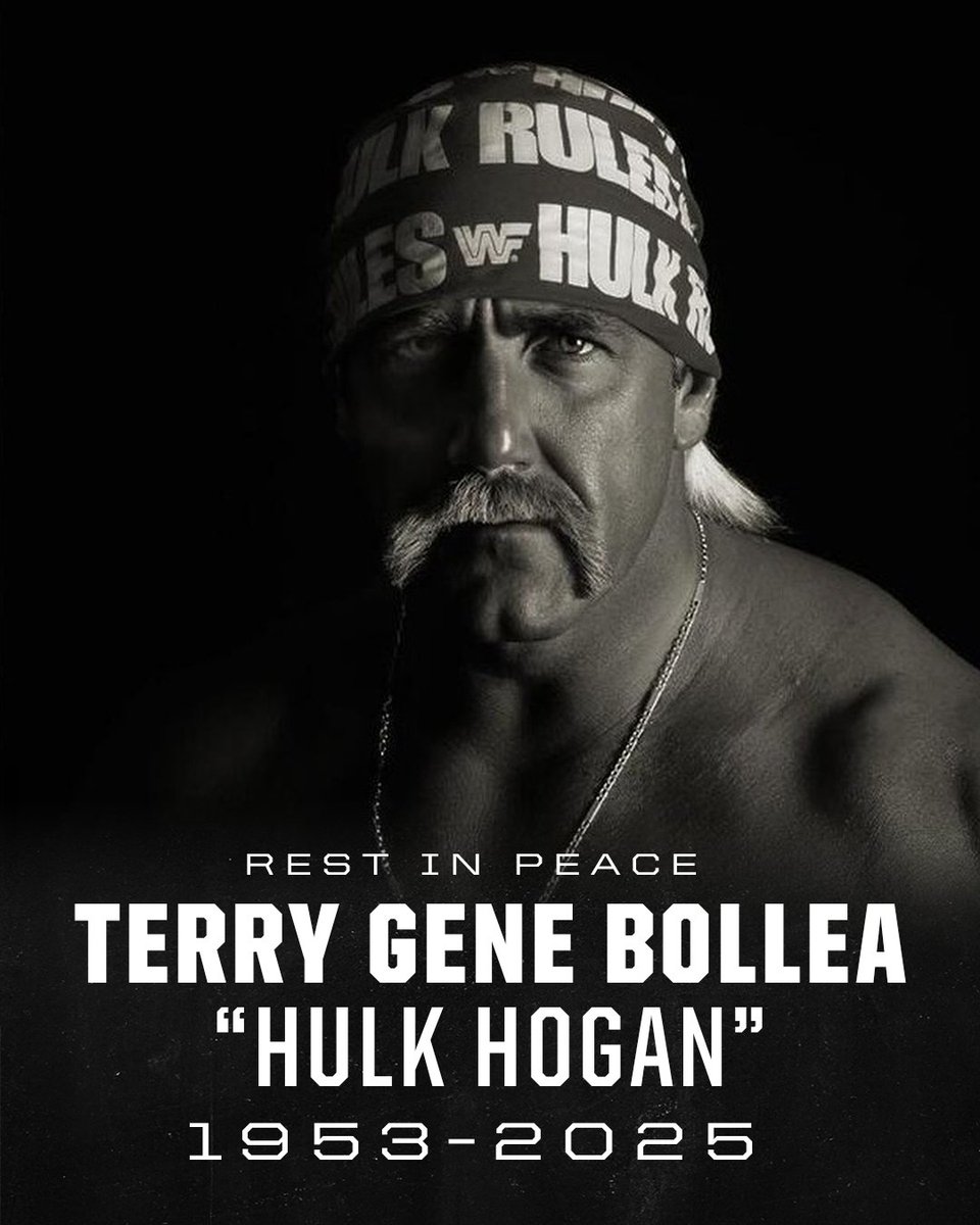NineLineApparel's tweet image. It’s been a heavy week. We’ve lost another legend—rest in peace, Hulk Hogan. Your legacy lives on.
#HulkHogan #LegendLost #RestInPeace #ToughWeekForLegends