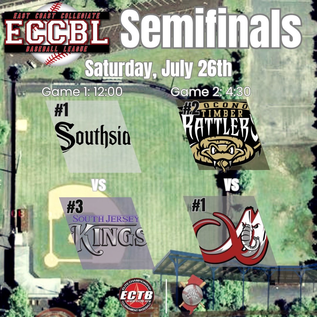 eccbl's tweet image. Last stop before the Championship Game!! Leave it on the Diamond Boys!!!