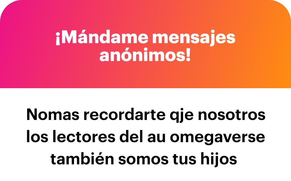 looneyvbne's tweet image. Genuinamente no sé cuál actualizar antes KDKDKSKS ¿En serio hay alguien esperando el omegaverse? Creí que no pegó ngl.link/looneymnne1