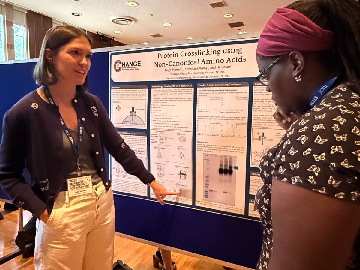 RiceU_STEM's tweet image. What a day of inspiration and innovation! Our 2025 Research Symposium for Teachers brought together K–12 educators, students, researchers, and STEM leaders to bridge the gap between cutting-edge research and the classroom. Huge thanks to all who joined us, presented, and shared…