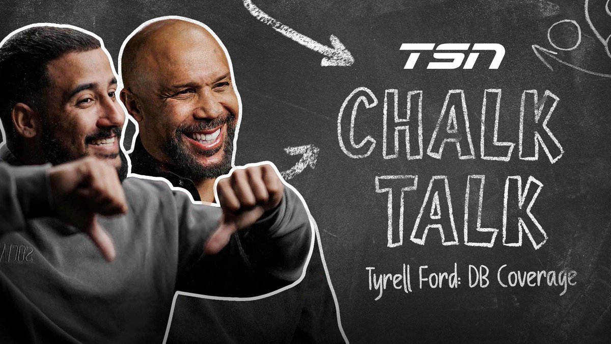 CFLonTSN's tweet image. CHALK TALK - @DavisSanchez sits down with Elks DB Tyrell Ford, defensive back to defensive back, to discuss cover techniques in the CFL: tsn.ca/cfl/video/~317…
