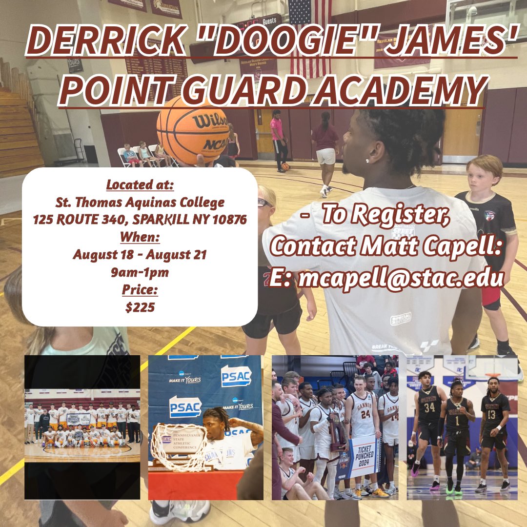 Register Now ⛹️‍♂️ Only a few weeks away‼️