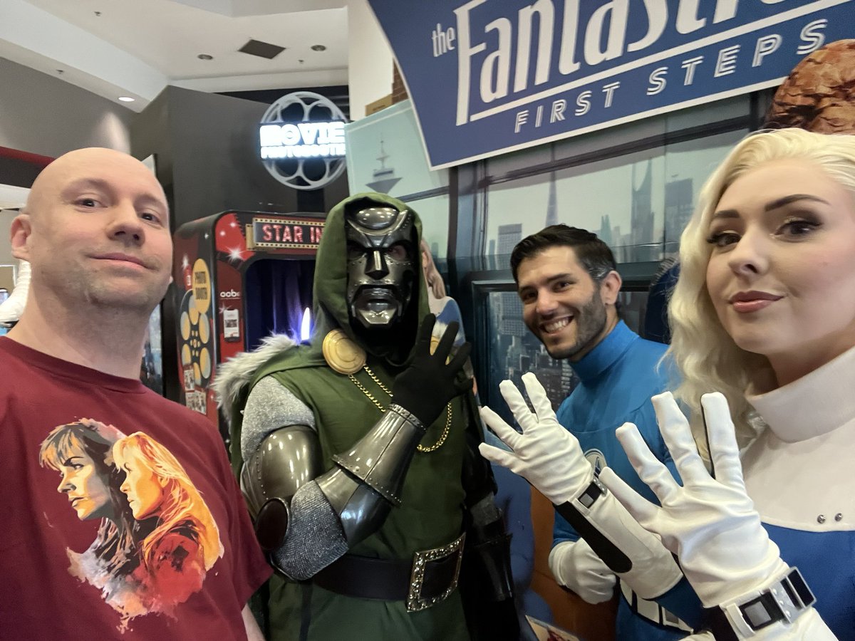 ProfMattyB's tweet image. Last night Parker and I saw @fantastic for an early fan event. It was a great movie! Glad to see Marvel’s First Family in the MCU after being absent for so many years! #marvel #fantasticfour #amctheaters #mcu