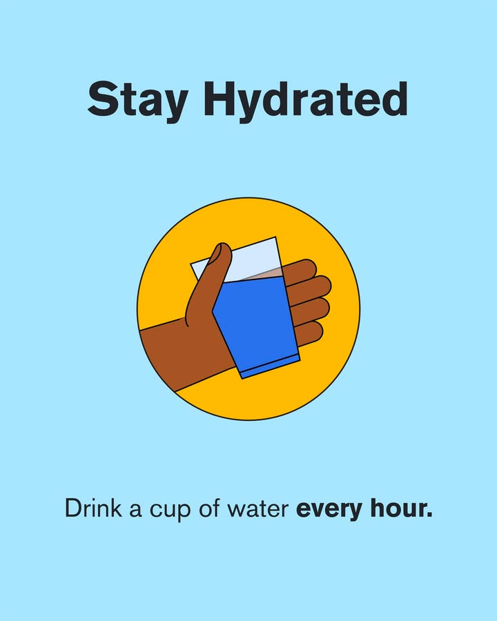 RedCrossPhilly's tweet image. Extreme heat 🥵 (temperatures above 90 degrees for 2 or more days) makes the body work extra hard to maintain a normal temperature. Hydration is the key to keeping yourself feeling healthy and well. Get tips on our new Heat Check website: rdcrss.org/4kRXIA8