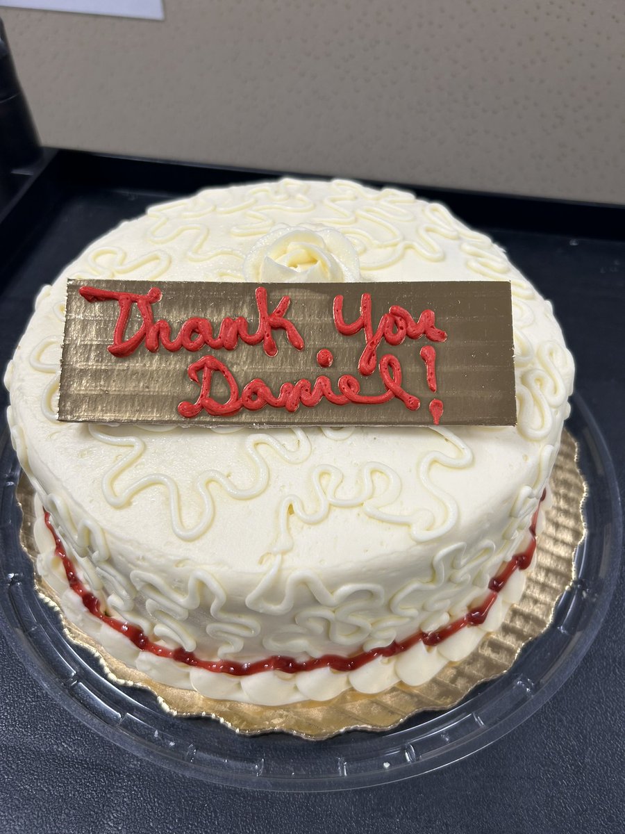 Daniel- thank you so much for all of your hard work, dedication, and passion you have provided to not only our admin office, but to everyone in our division. We are going to miss your smiling face everyday, but we know you’re going to do great things in the future! ✨