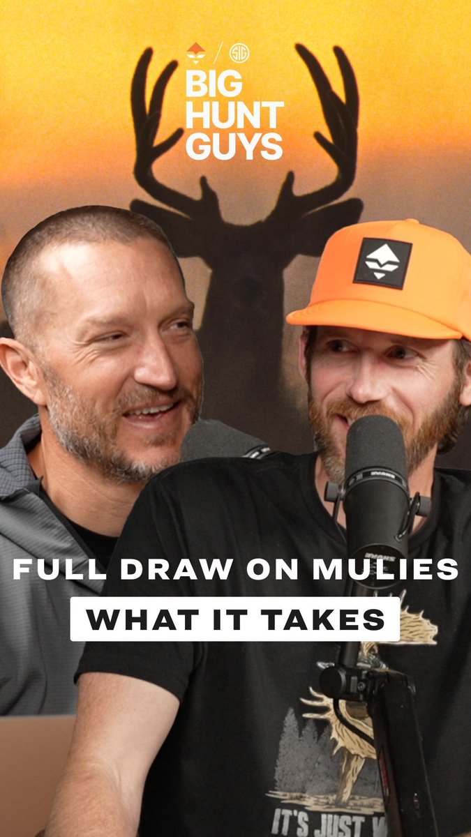 GOHUNT's tweet image. Full Draw on Mule Deer: What It Really Takes | Big Hunt Guys, Ep. 185
gohunt.com/browse/podcast…