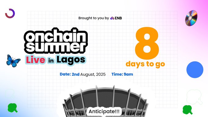 Onchain Summer Lagos 2025 Poster