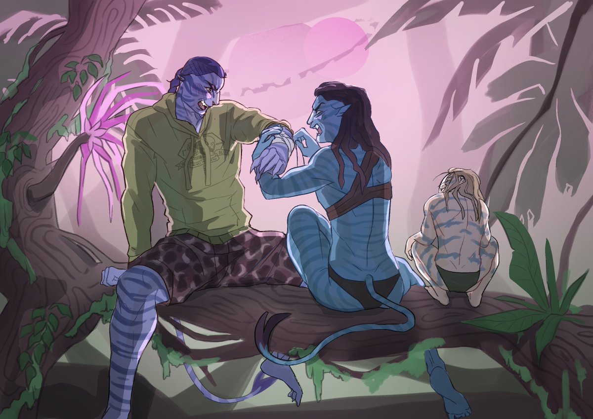 blackhlesun1's tweet image. quarjake 

spider spending time with his dads