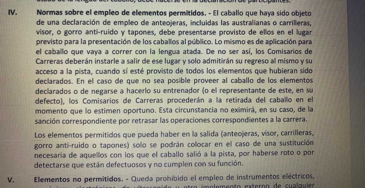 Black Type (@black_type_mag) on Twitter photo Lo de anoche en <a href="/HipodromoMadrid/">Hipódromo de La Zarzuela</a> fue la enésima barbaridad cometida por los Comisarios de Carreras del <a href="/jockeyclub_es/">Jockey Club Español</a>. Están obligados a supervisar si Wanderlust llevaba o no las carrilleras y al no hacerlo debieron instarle a abandonar el paddock y no regresar hasta tenerlas o a Lo de anoche en <a href="/HipodromoMadrid/">Hipódromo de La Zarzuela</a> fue la enésima barbaridad cometida por los Comisarios de Carreras del <a href="/jockeyclub_es/">Jockey Club Español</a>. Están obligados a supervisar si Wanderlust llevaba o no las carrilleras y al no hacerlo debieron instarle a abandonar el paddock y no regresar hasta tenerlas o a