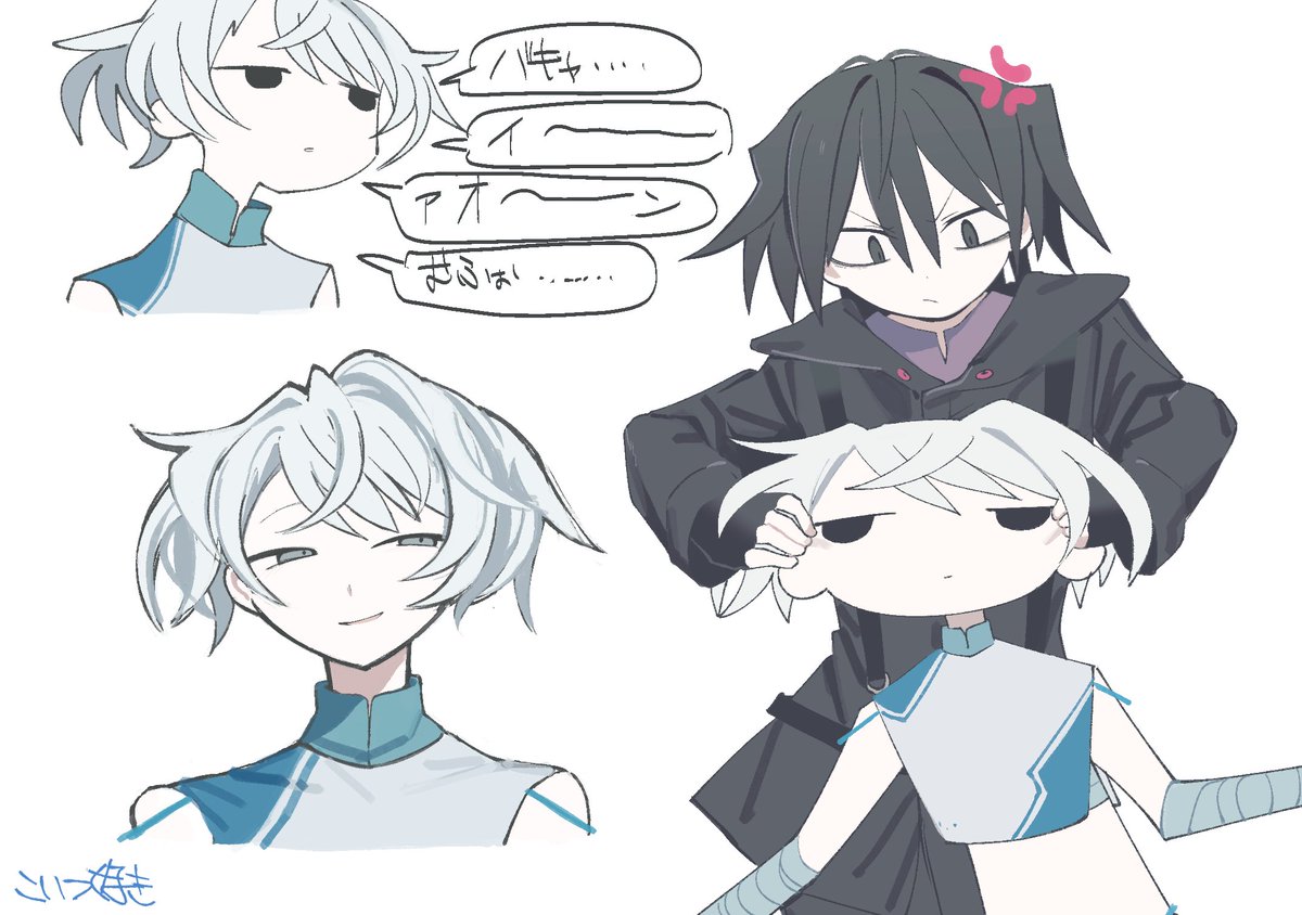 hkd1018's tweet image. 擬人化絵