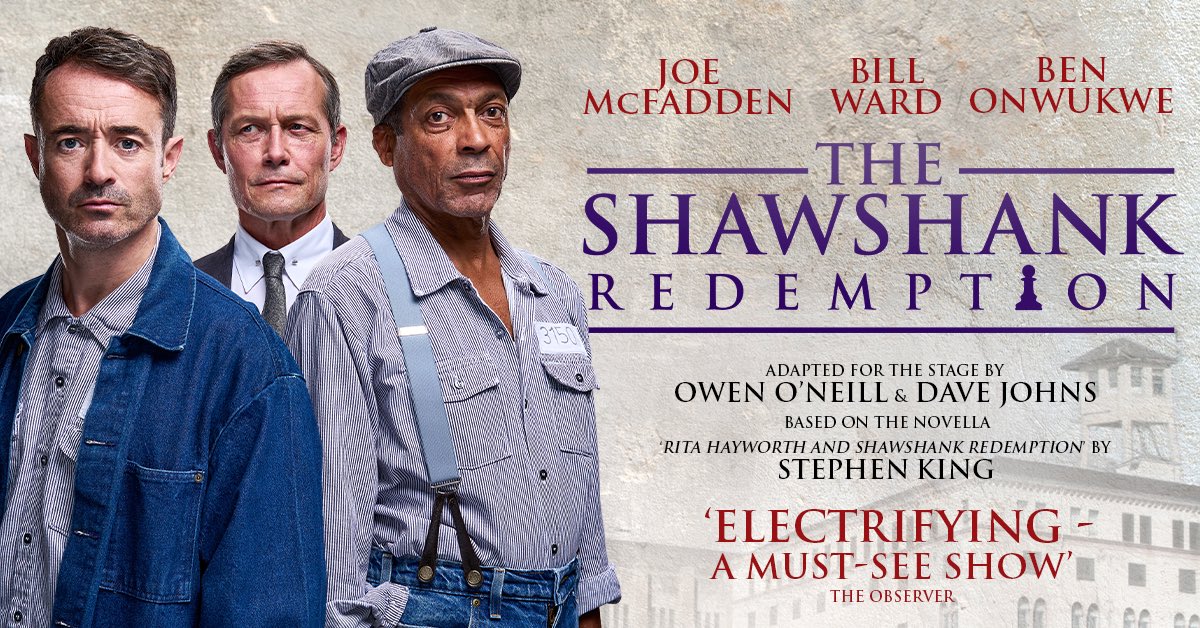 Thrilled to announce I’ll be playing Andy Dufresne in <a href="/BKL_Productions/">Bill Kenwright Ltd</a> #theshawshankredemption tour this Autumn-coming to a theatre near you! kenwright.com/productions/sh…