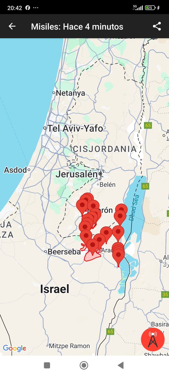 lolams768's tweet image. ☄️🇮🇱
Air raid sirens sound in settlements in Hebron,the Dead Sea,and the Negev in occupied Palestine,bring this message:
"Shabbat Shalom Javerim"
-Local time: 9:40 p.m.
-Date:July 25,2025
Explosions heard after launched missiles in an attempt to intercept the Yemeni missile