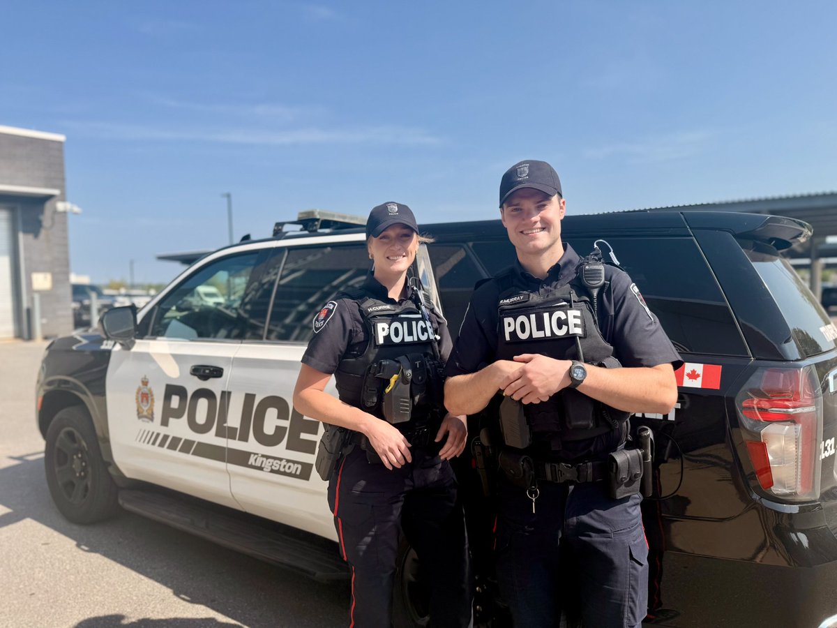 Congratulations to our newest Officers, Cst. Hannah Currie &amp; Cst. Wil Murray who were officially sworn in as Police Constables on July 22, 2025.