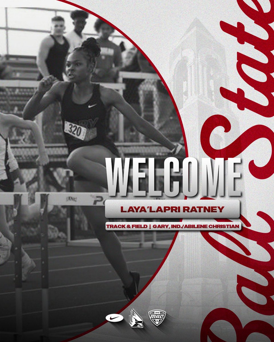 BallStateTFXC's tweet image. Another hurdler added to the Cardinals flock! Welcome, Laya'Lapri Ratney!