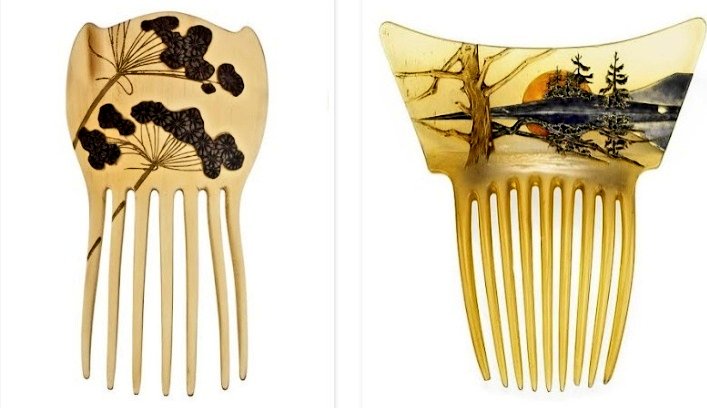 📷 Art Nouveau combs by René Lalique 🎀