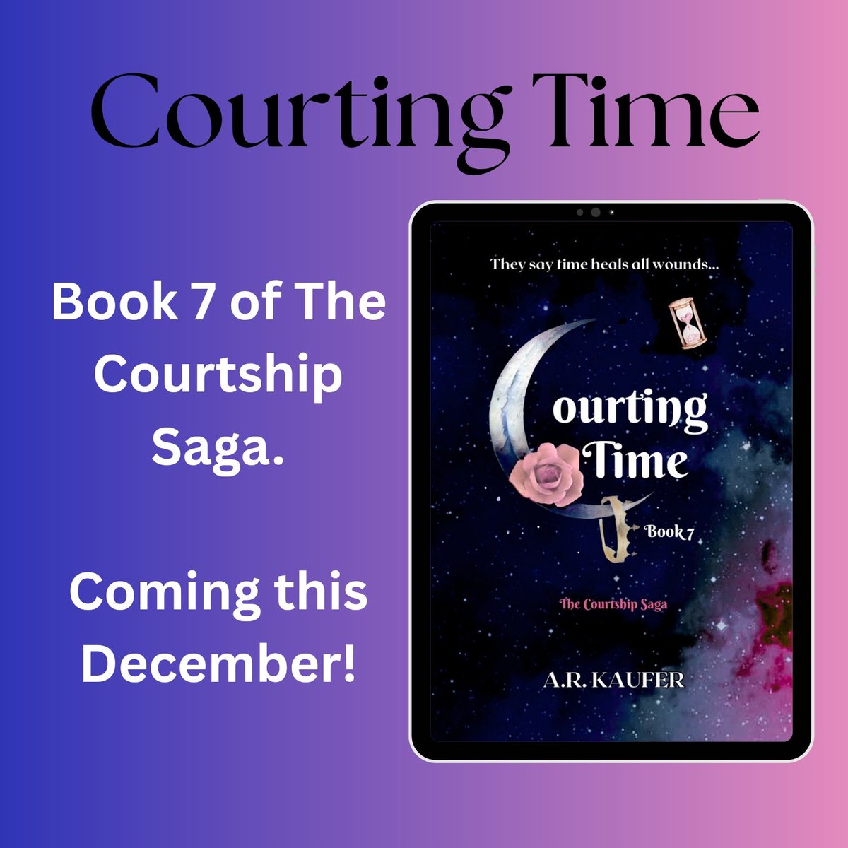 AutumnK2022's tweet image. Courting Time is off to beta readers! I can't believe this started as a short story and grew into an 8-book fantasy series. Book 8 comes out next June! (Title & cover reveal for it will be next spring)
I'm so excited to continue Rafe & Ana's incredible, romantic story!