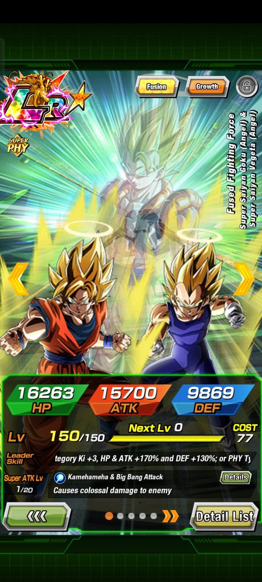 TheRealFusara's tweet image. Daily dokkan awakening!
Today&apos;s dokkan awakening is lr phy super gogeta!