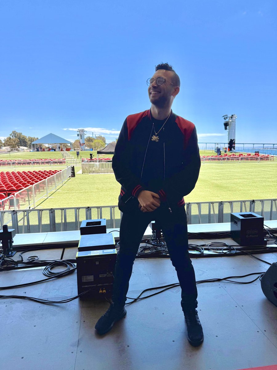 JamesLandino's tweet image. DJing at @Crunchyroll San Diego Comic-Con today! Rady Shell ‼️