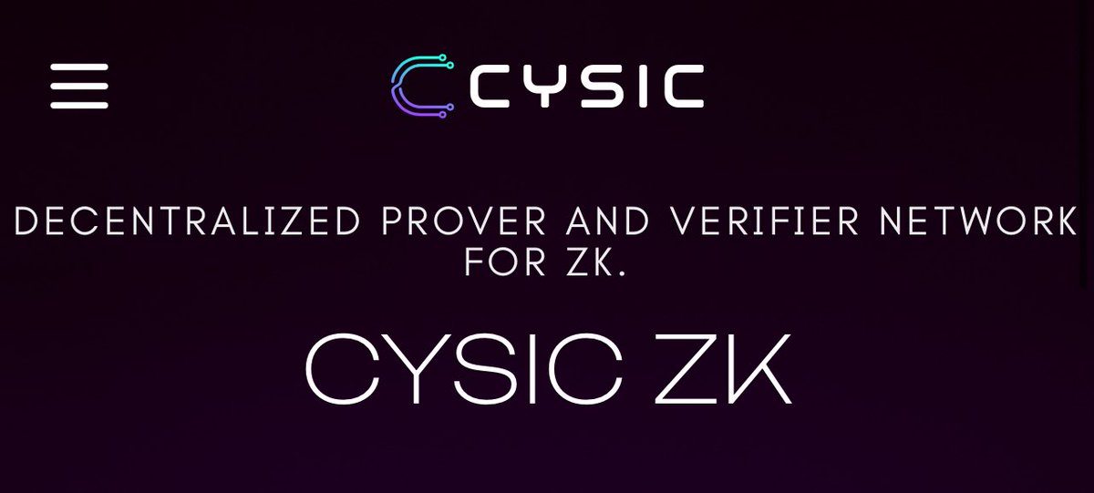 merinesce's tweet image. ZK is going mainstream and @cysic_xyz is building the engine behind it.
Cysic isn't just accelerating zero-knowledge proofs, they're powering the entire ZK stack with:
Hardware-accelerated proving
Decentralized prover network
ZK Compute as a Service
Cysic is coming.
Gmsor
