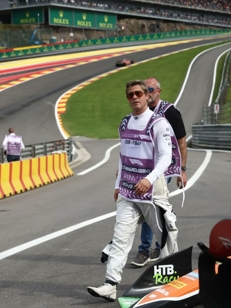 Eau Rouge behind him, purpose ahead.
A still from 2024 that captures the calm before the storm, a moment where cinema and racing collided at Spa. 🎬🏁

#F1 #BelgianGP #Formula1 #APXgp #F1Movie #F1TheMovie