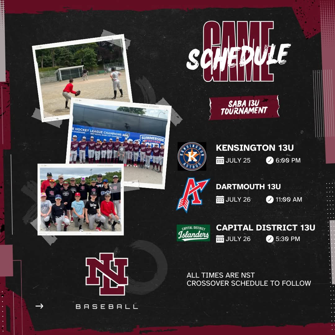BaseballNL's tweet image. Our 13U Development Team is on the road this weekend in Summerside, PEI for the SABA 13U Invitational! 📍

Wish the boys luck and follow along ⤵ onelink.gc.com/dyf9?pid=team_…