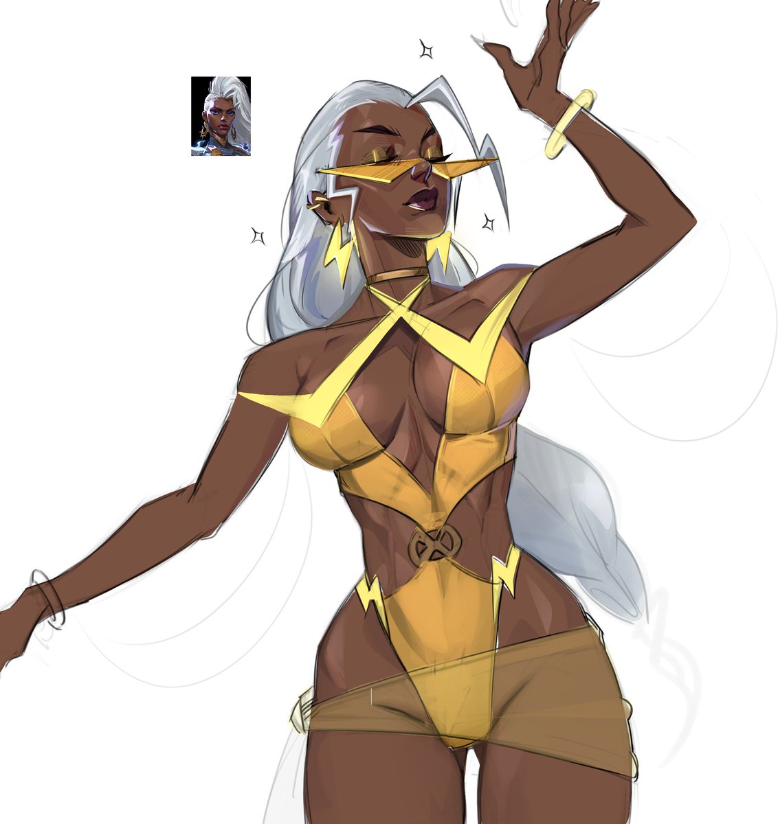 SoulDerik's tweet image. WIP Storm - Summer event in marvel rivals