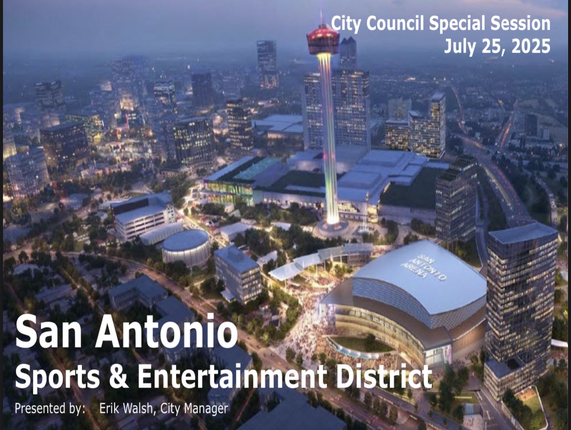 BREAKING: This is the finance structure for a potential Spurs arena downtown with investment from SSE, the city and county. Chairman Peter J. Holt said SSE and it’s partners are willing to spend $1 billion for arena and downtown development to finalize deal. <a href="/ksatnews/">KSAT 12</a> #KSATsports