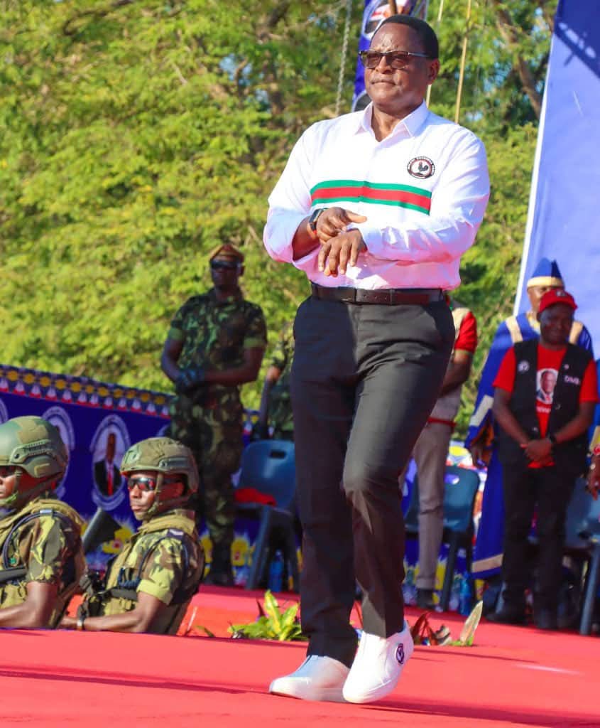 MalawiGovt's tweet image. President Dr. Lazarus Chakwera has launched Malawi Congress Party campaign in the Southern Region with a call for peaceful political engagement and a plea for continued support to advance ongoing development projects across the country.