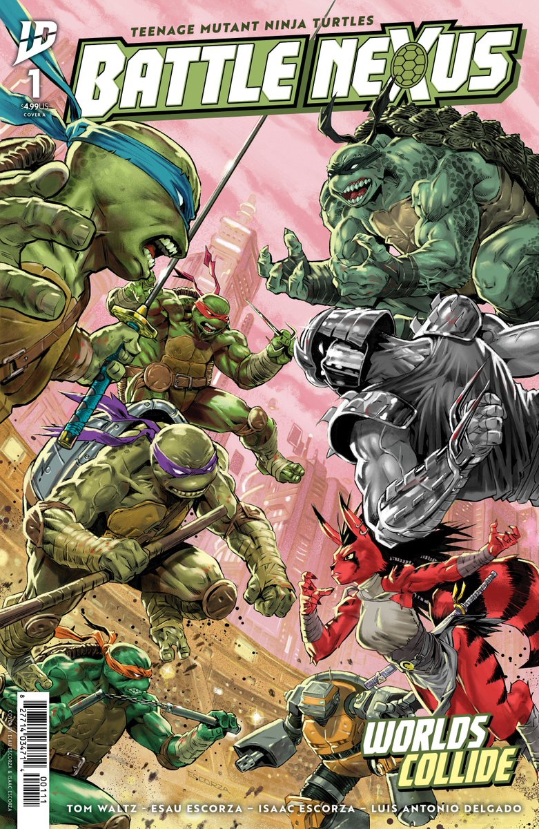 wednesday_toast's tweet image. JUST ANNOUNCED: Teenage Mutant Ninja Turtles: Battle Nexus, a 5-part weekly event starting November 12.
The IDW Turtles join forces with characters from across the TMNT multiverse, including the original Mirage Shredder.
Art: Escorza Brothers
Covers: @Santolouco
(via @IGN)