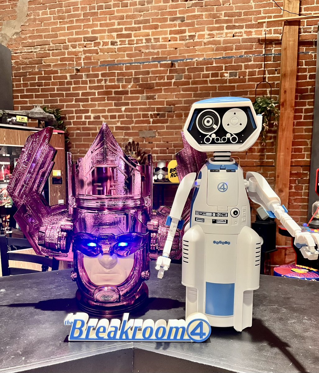 Going live today with @breakroomnr and Galactus and HERBIE (and some other @newrockstars superstars) to talk all about The Fantastic 4! 2 PM on Twitch and YouTube!