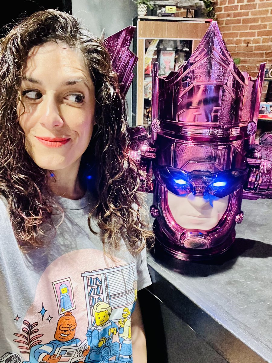 GinaIppy's tweet photo. Going live today with @breakroomnr and Galactus and HERBIE (and some other @newrockstars superstars) to talk all about The Fantastic 4! 2 PM on Twitch and YouTube! https://t.co/wVVbEzJU01