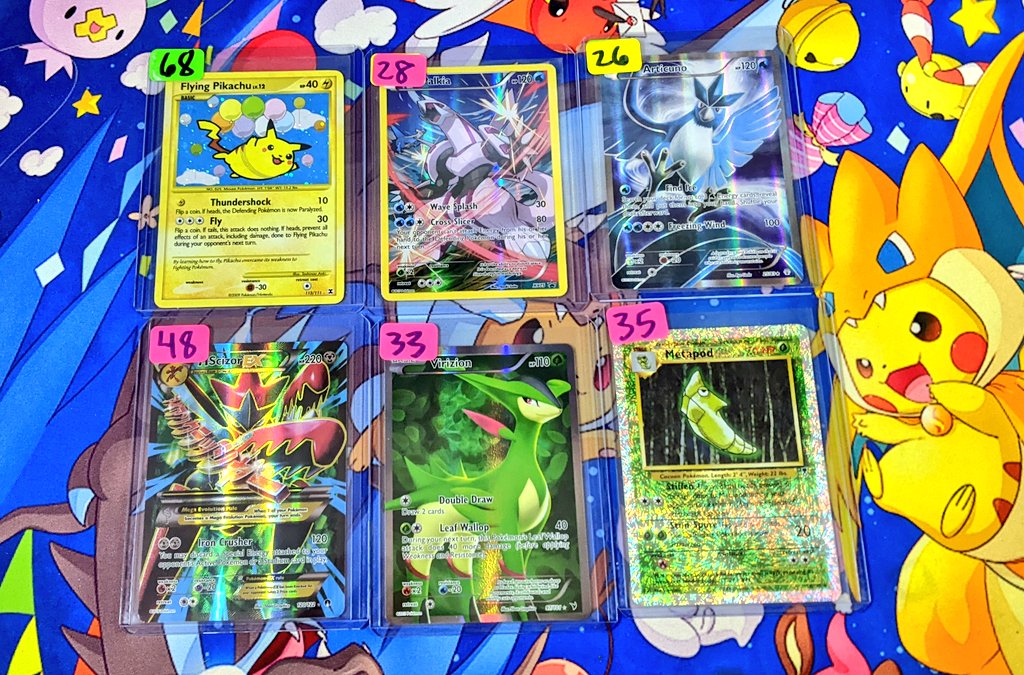 DaylightsTV's tweet image. Another random lot!
All prices are shipped!
More pictures can be provided upon request!
Type name of card below to claim!⬇️