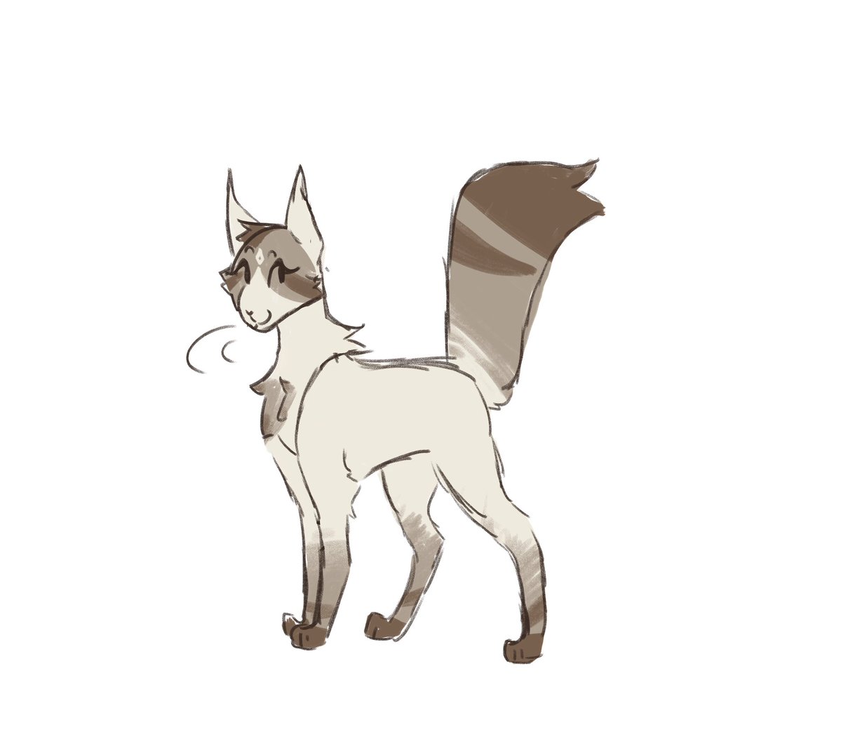 AnonymousX5405's tweet image. A kitty design for myself.