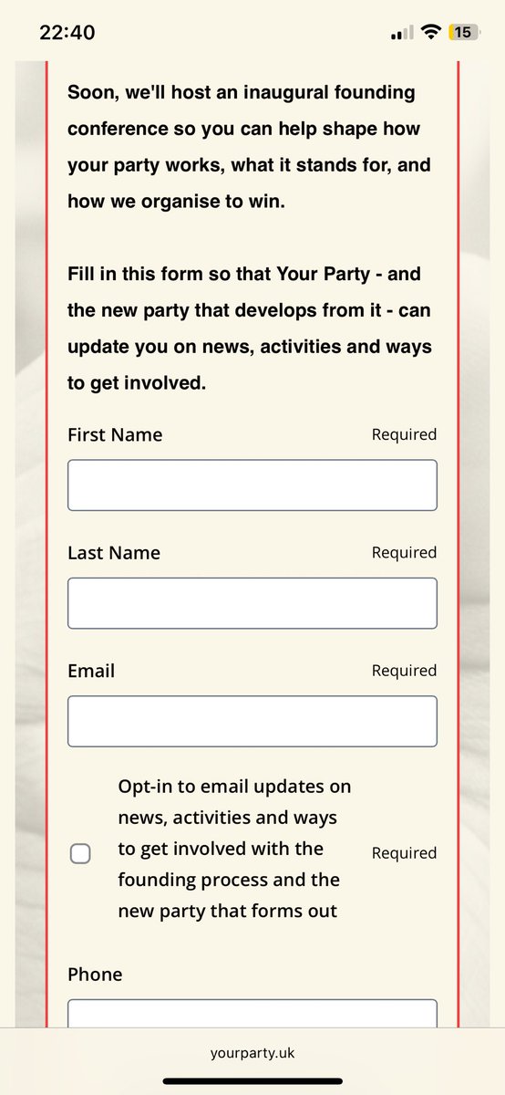 I dislike Reform and Farage as much as the next intelligent man, but this from Zarah Sultana and ‘Your Party’ is factually incorrect. 

As per the Community Note, you can’t compare a £25 Reform Membership to a free newsletter sign up 🤷🏻‍♂️😂