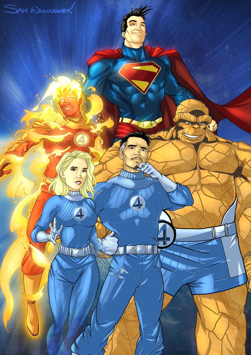SamRWilloughby's tweet image. #FantasticFour #Superman