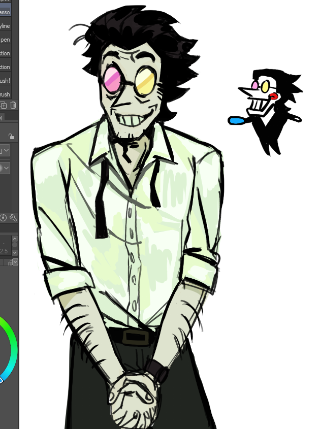totallynotskidd's tweet image. finally drew this guy