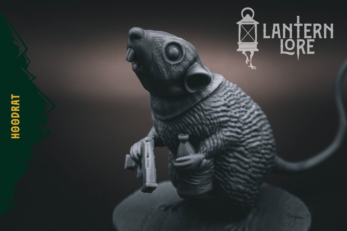 LanternLore's tweet image. Meet the rodent that grew up on the wrong side of the sewer grate.
The Hood Rat is armed, dangerous, and ready to be your next 3D-printed mischief-maker.
Based on art by Wil Howe.
Model: than.gs/m/1386020?affi…
#hoodrat #3dprint #darkhumor #sculpture