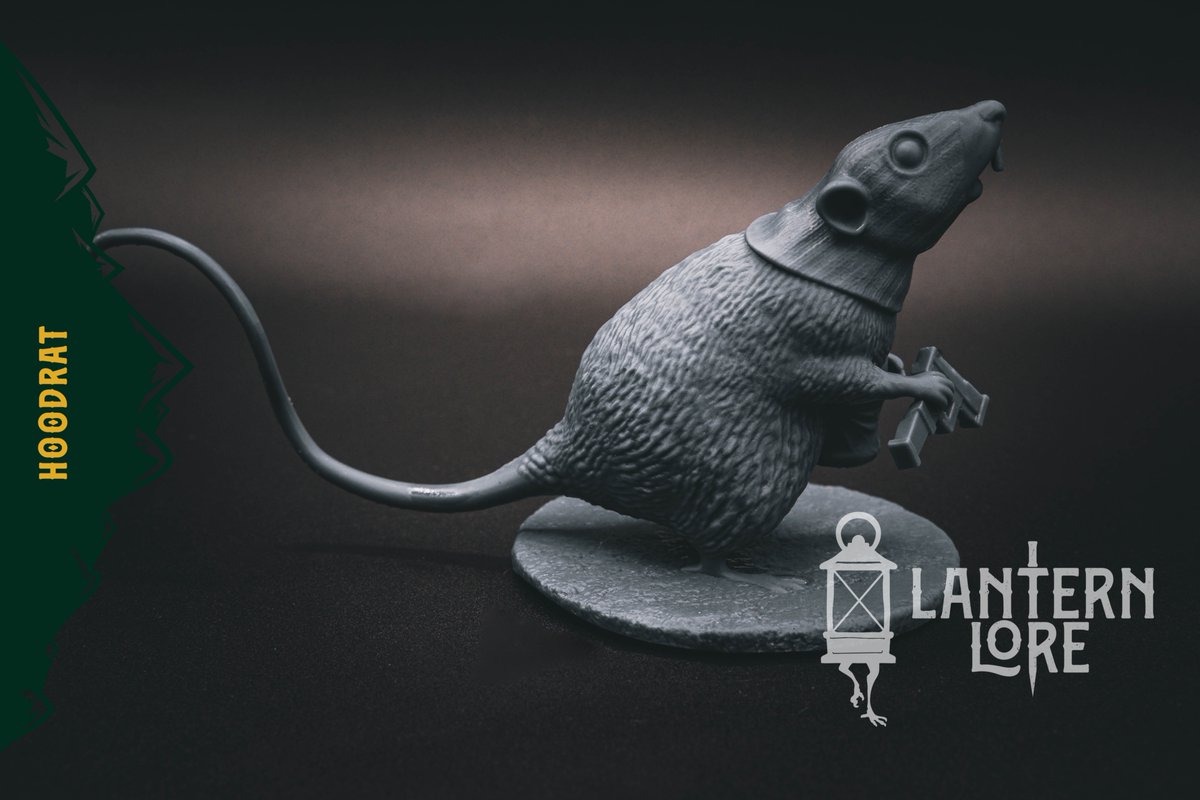 LanternLore's tweet image. Meet the rodent that grew up on the wrong side of the sewer grate.
The Hood Rat is armed, dangerous, and ready to be your next 3D-printed mischief-maker.
Based on art by Wil Howe.
Model: than.gs/m/1386020?affi…
#hoodrat #3dprint #darkhumor #sculpture