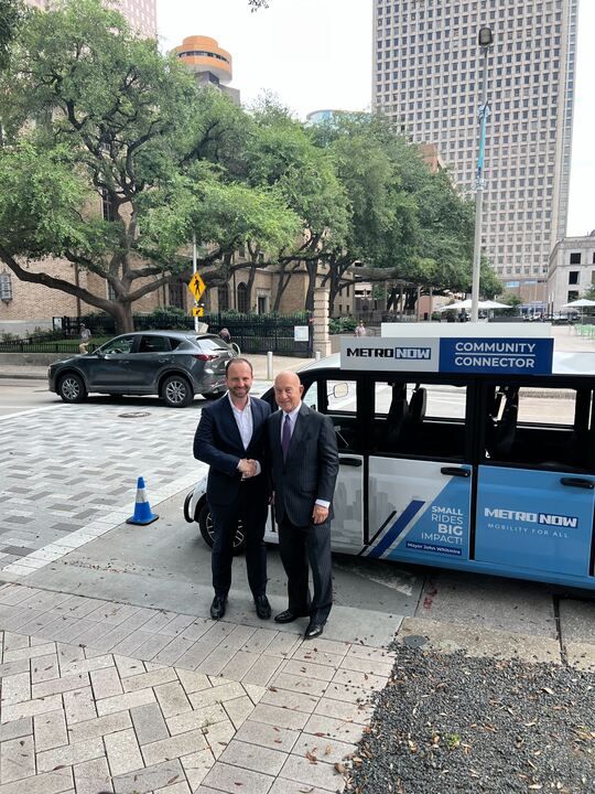 Evolve Houston (@evolvehoustontx) on Twitter photo Houston’s mobility future is electric ⚡ Yesterday, we met with @HouMayor Whitmire & <a href="/METROHouston/">METRO Houston</a> Chair Gonzalez Brock to explore tech-driven transit with <a href="/CenterPoint/">CenterPoint Energy</a>, <a href="/Shell/">Shell</a>, <a href="/UHouston/">University of Houston</a> & more. When innovation meets collaboration—Houston moves. #EV #Mobility Houston’s mobility future is electric ⚡ Yesterday, we met with @HouMayor Whitmire & <a href="/METROHouston/">METRO Houston</a> Chair Gonzalez Brock to explore tech-driven transit with <a href="/CenterPoint/">CenterPoint Energy</a>, <a href="/Shell/">Shell</a>, <a href="/UHouston/">University of Houston</a> & more. When innovation meets collaboration—Houston moves. #EV #Mobility